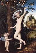 CRANACH, Lucas the Elder Venus and Cupid oil painting
